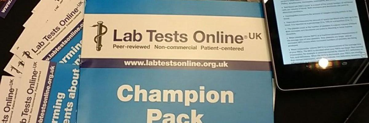 Lab Tests Online-UK Promotional Material